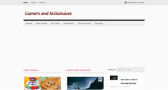 Desktop Screenshot of gamersandmilkshakes.com